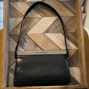 Kenneth Cole Y2K Mini Shoulder Bag - Leather with flap closure EUC